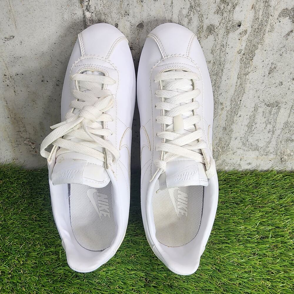 Nike Cortez Leather Women’s Athletic Shoes Size 10 White - Picture 3 of 6